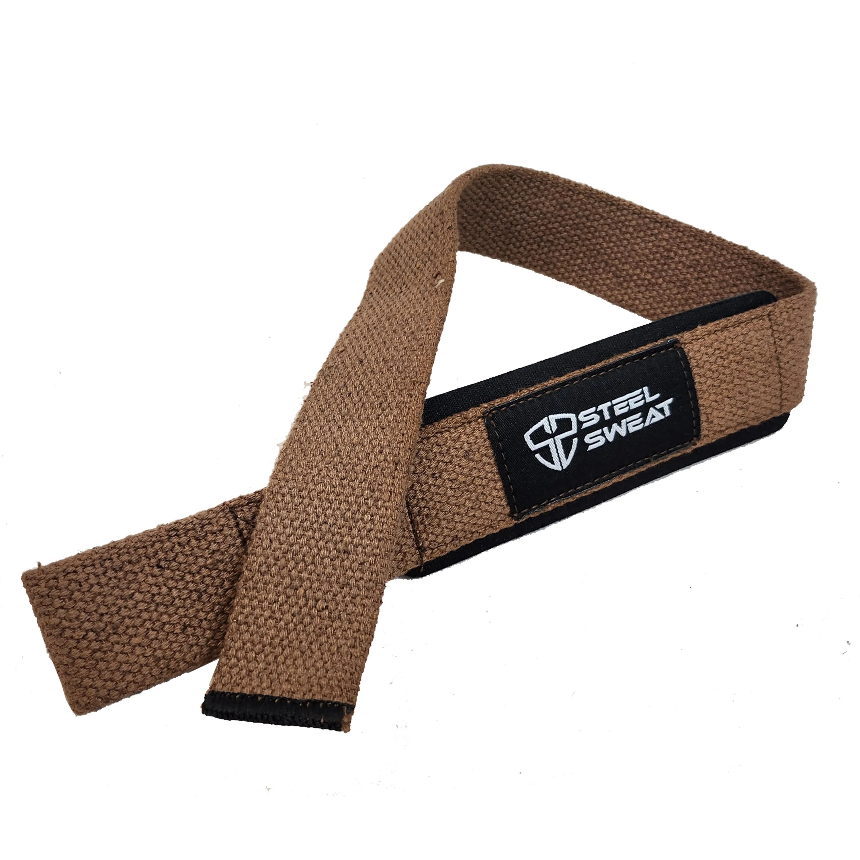Steel Sweat Lifting Straps - Brown