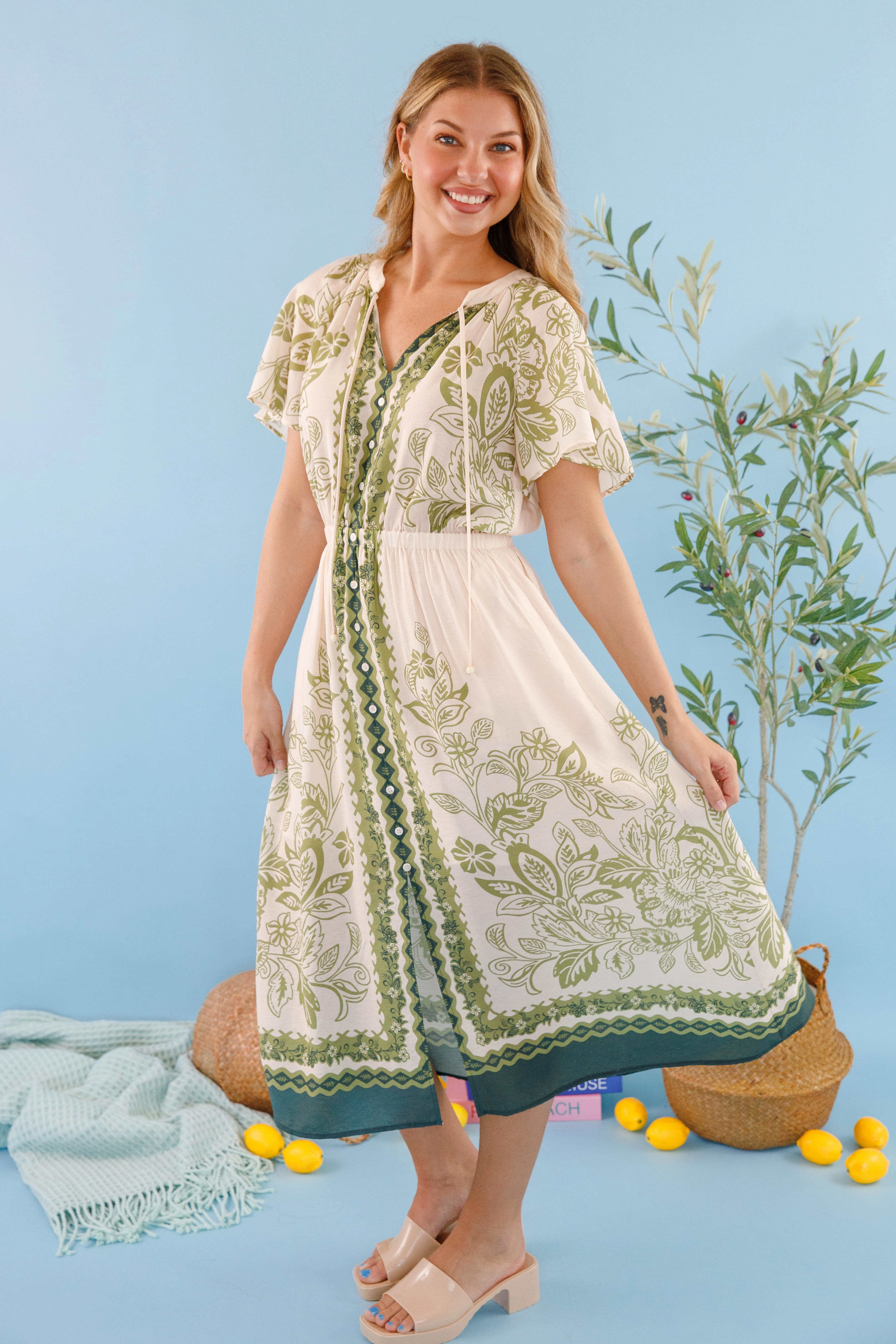 Smart Style Chic Comfort Look Step Into Summer Midi Dress