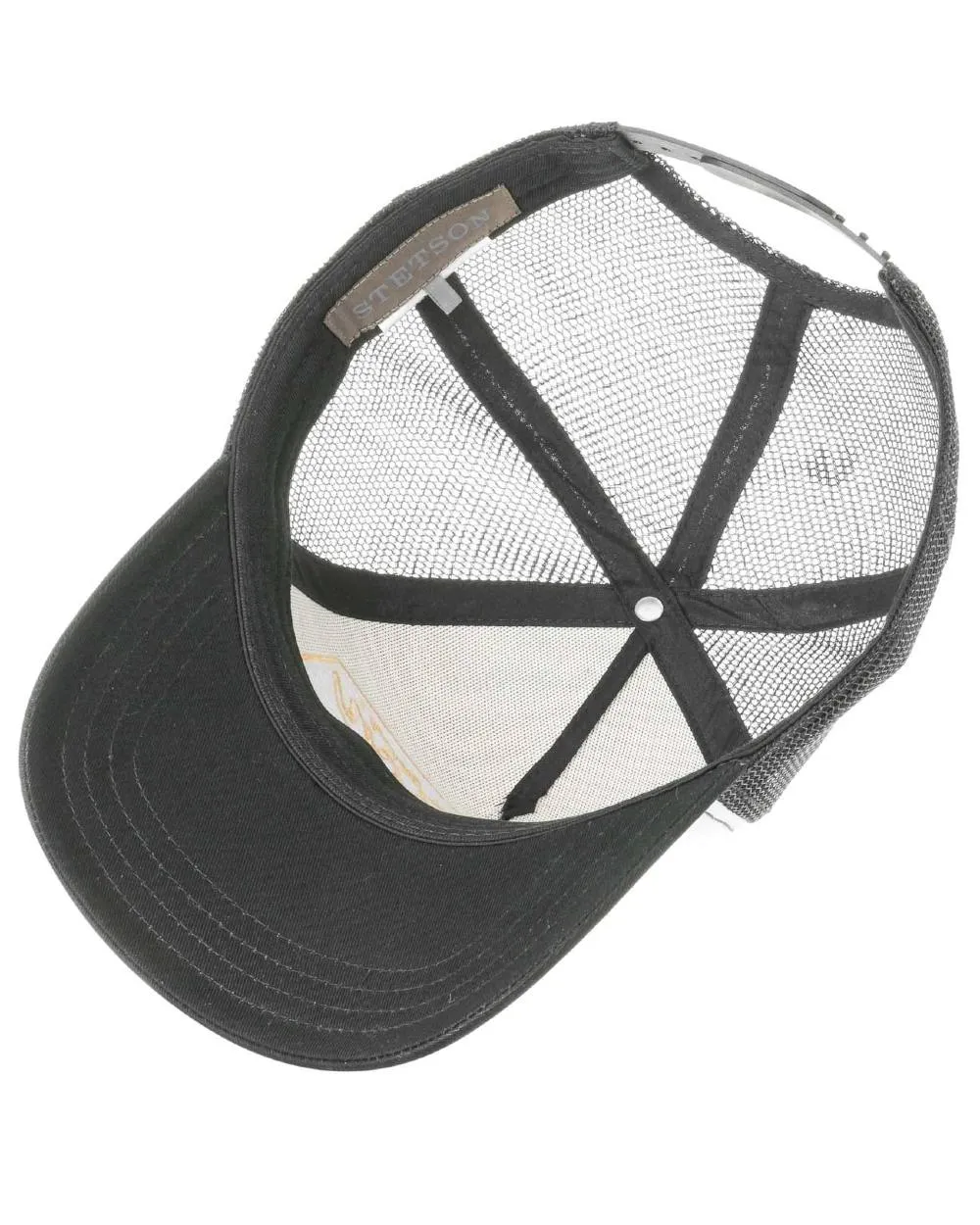 Stetson American Heritage Black White Trucker Cap