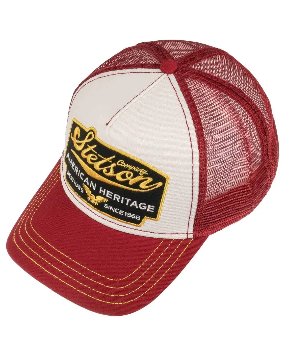 Stetson American Heritage Bordeaux Trucker Cap