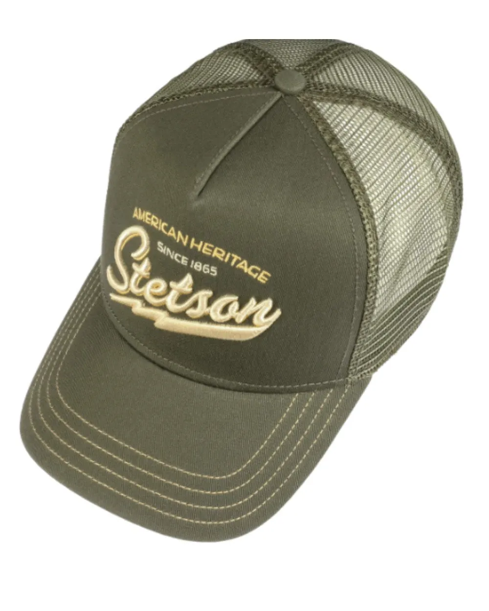 Stetson American Heritage Classic Olive Trucker Cap