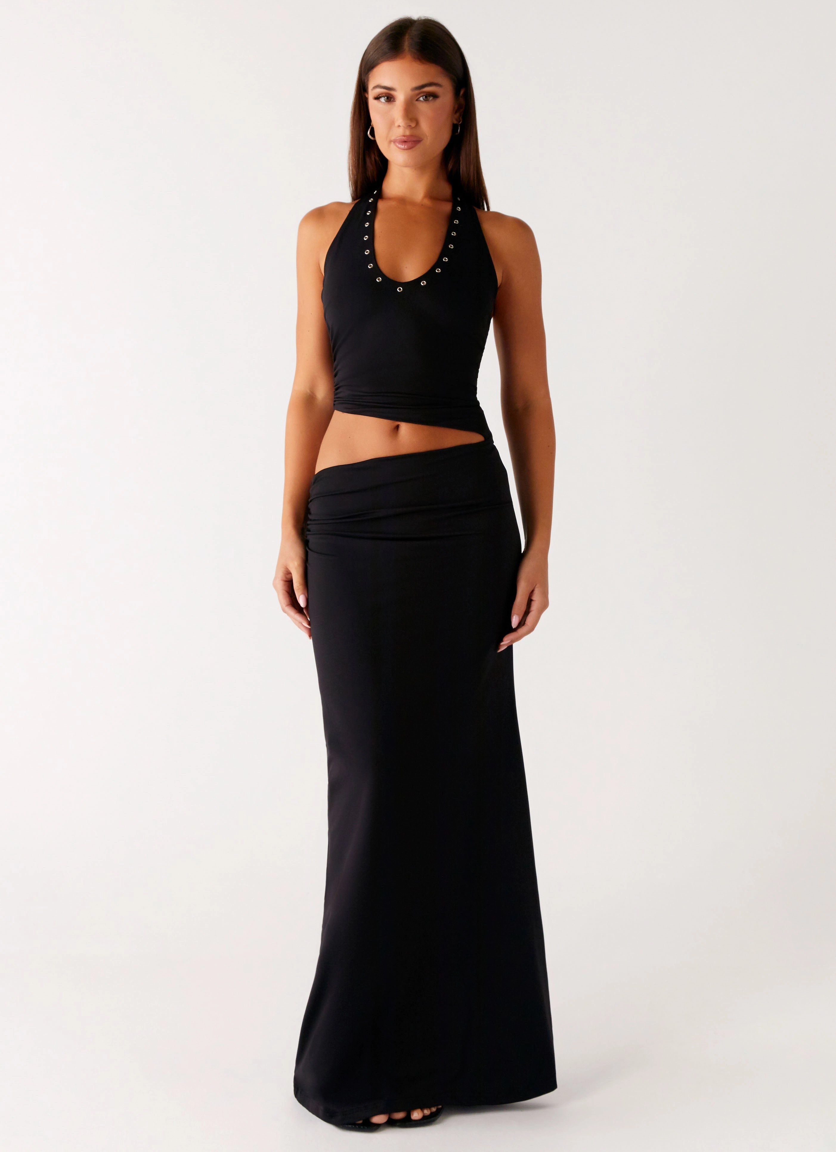 Minimalist Fit Chella Maxi Dress - Black