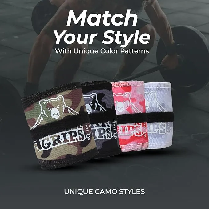 Strength Wraps Cloth Wrist Wraps - For WODs, Weightlifting, Olympic Lifting, Wrist Support