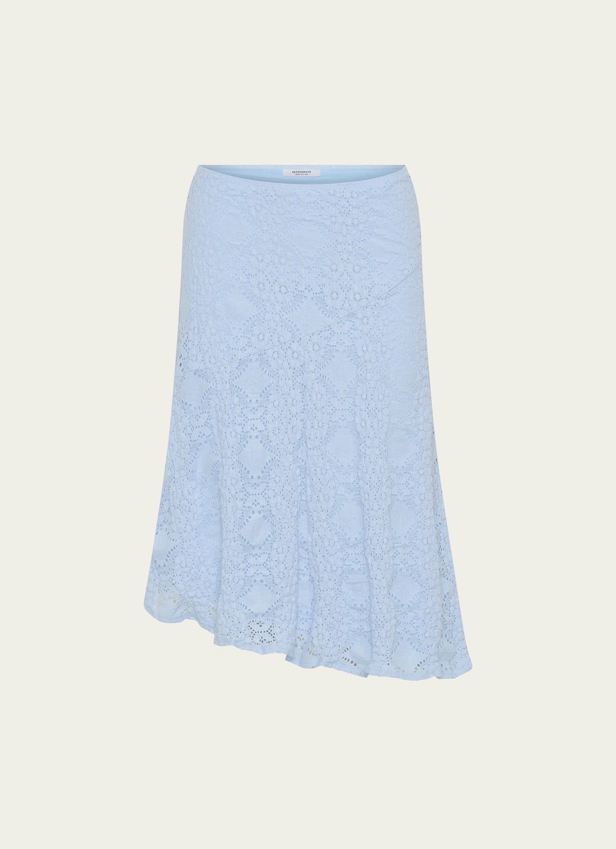 Diamond Sky Midi Skirt - Blue FlexFoamPadding