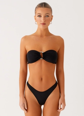 windproof offline shopping Cuba Bikini Bottoms - Black