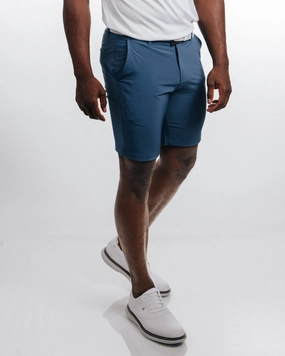 ThermalInsulation Zip-off legs Men's Slate Blue Golf Shorts