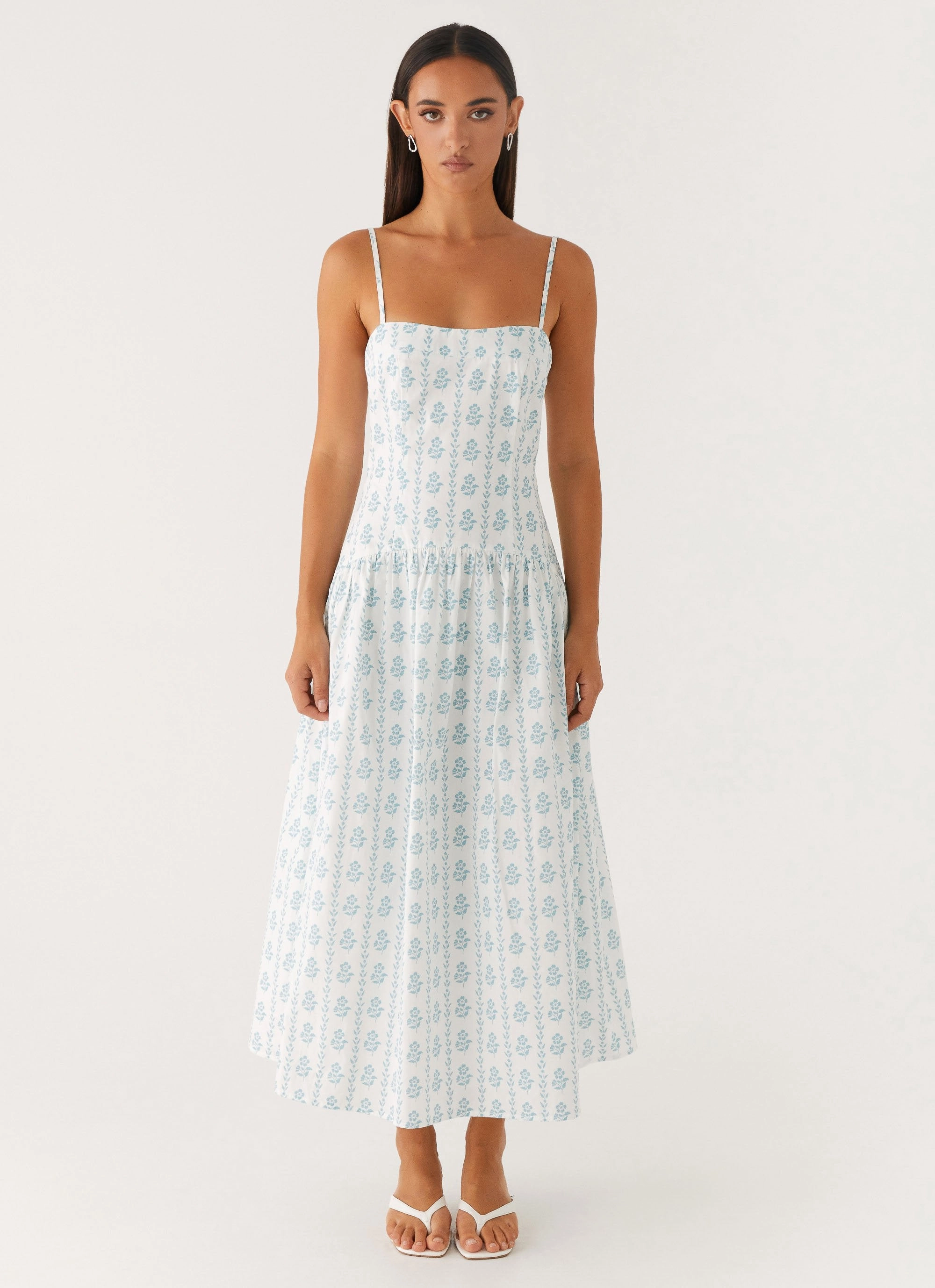 Amelie Midi Dress - Sweet Daydream Print Fashionable And Functional Unique Print