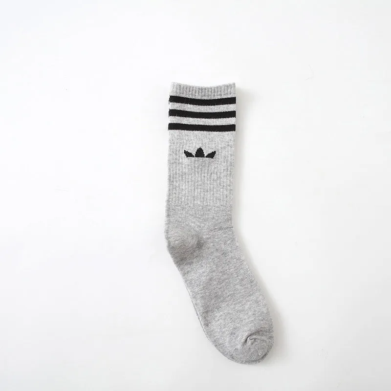 Striped Fashion Men and Women Sports Socks