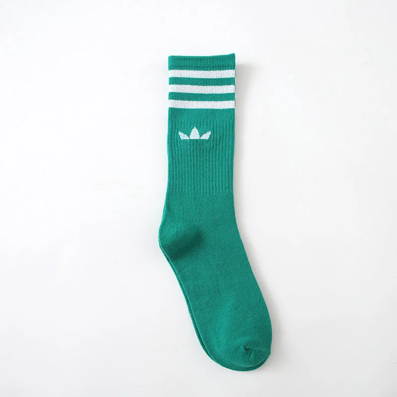 Striped Fashion Men and Women Sports Socks