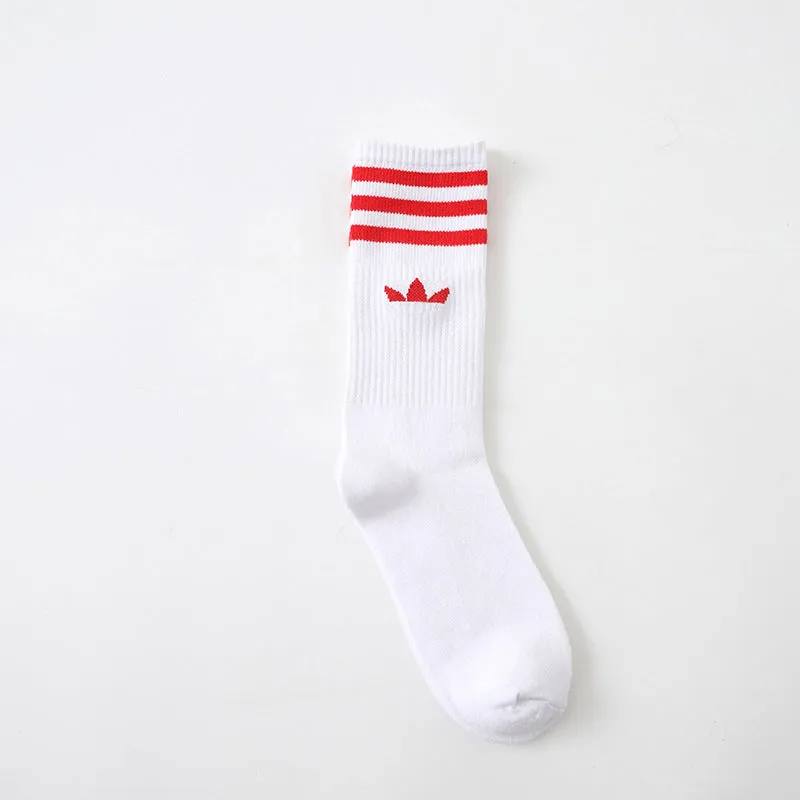 Striped Fashion Men and Women Sports Socks