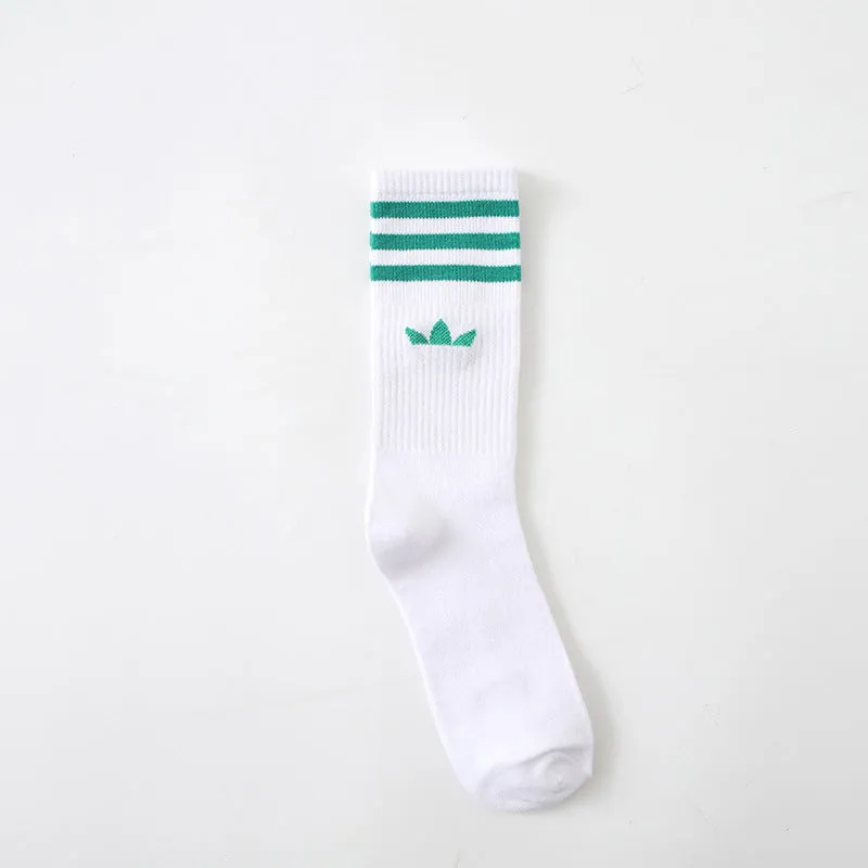 Striped Fashion Men and Women Sports Socks