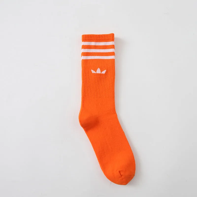Striped Fashion Men and Women Sports Socks