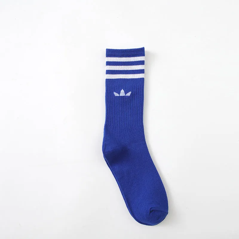 Striped Fashion Men and Women Sports Socks