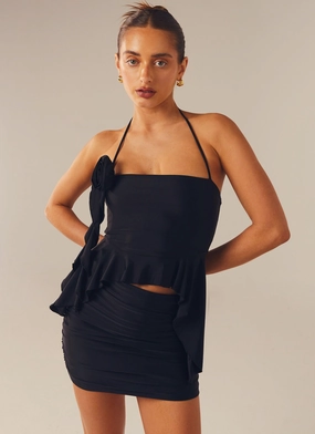 Struck By Cupid Cami Top - Black Wrinkle Resistant Functional Pockets Style