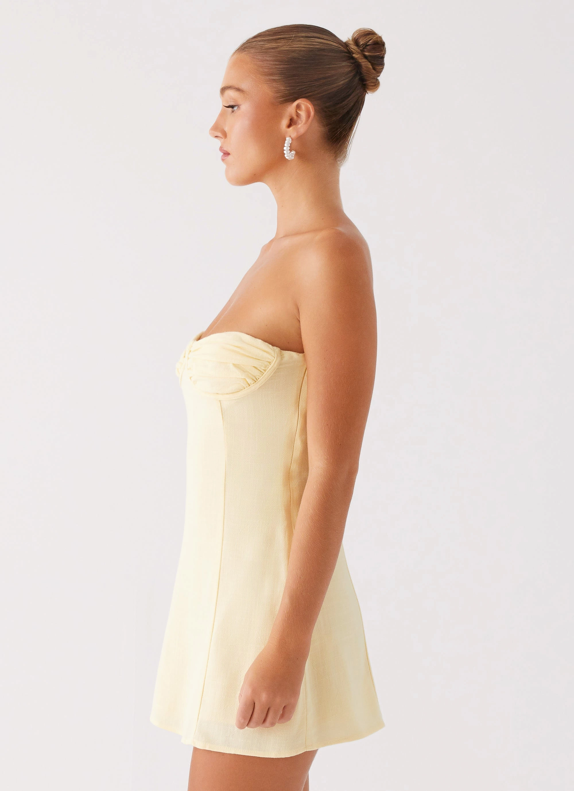 Love Blend Bindi Mini Dress - Yellow