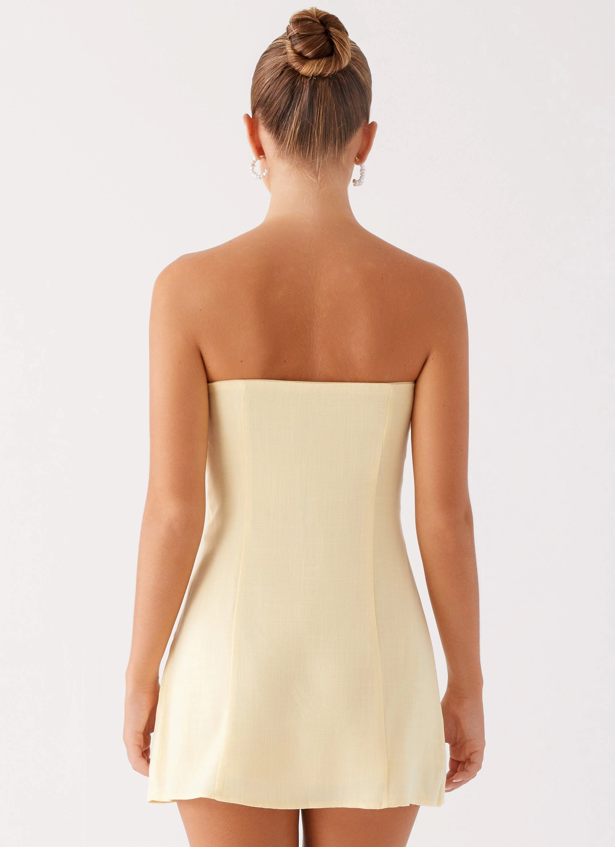 soft look Bindi Mini Dress - Yellow