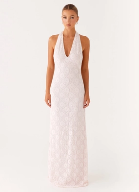 Carly Maxi Dress - Pink All Gender Fit Sophisticated Elegance