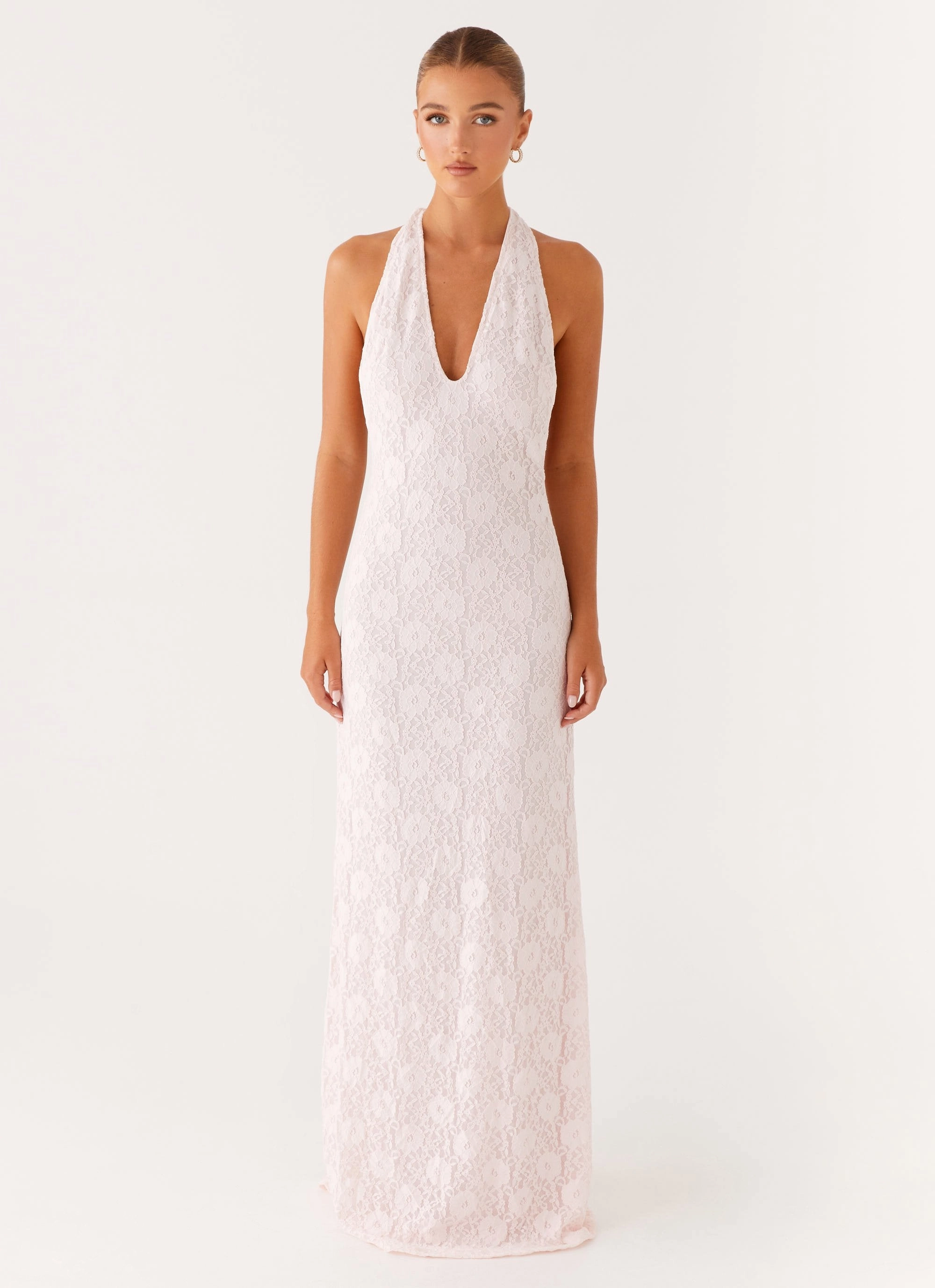 Carly Maxi Dress - Pink All Gender Fit Sophisticated Elegance