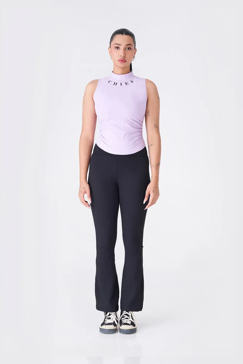 Stylish Lilac Sleeveless Tank for Workout