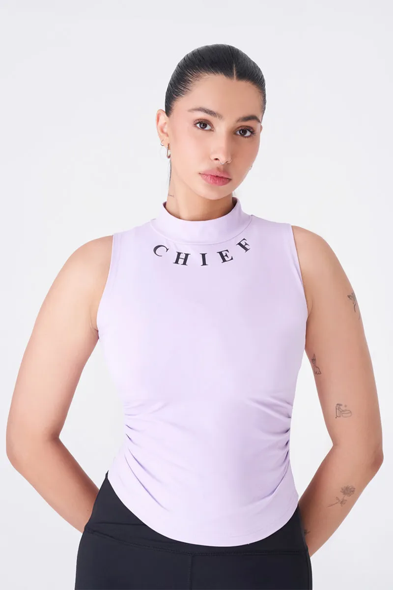 Stylish Lilac Sleeveless Tank for Workout