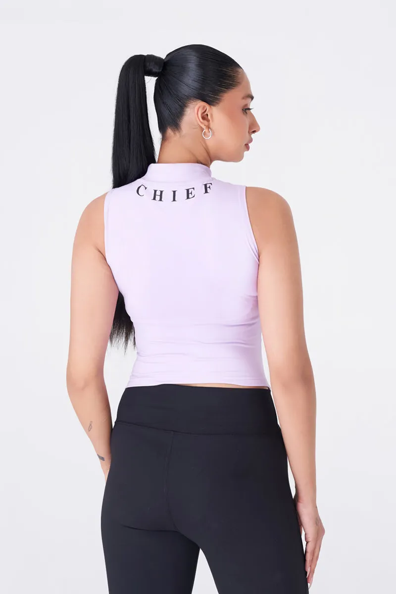Stylish Lilac Sleeveless Tank for Workout