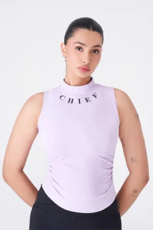 Stylish Lilac Sleeveless Tank for Workout