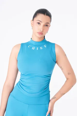 Stylish Royal Green Sleeveless Tank for Workout