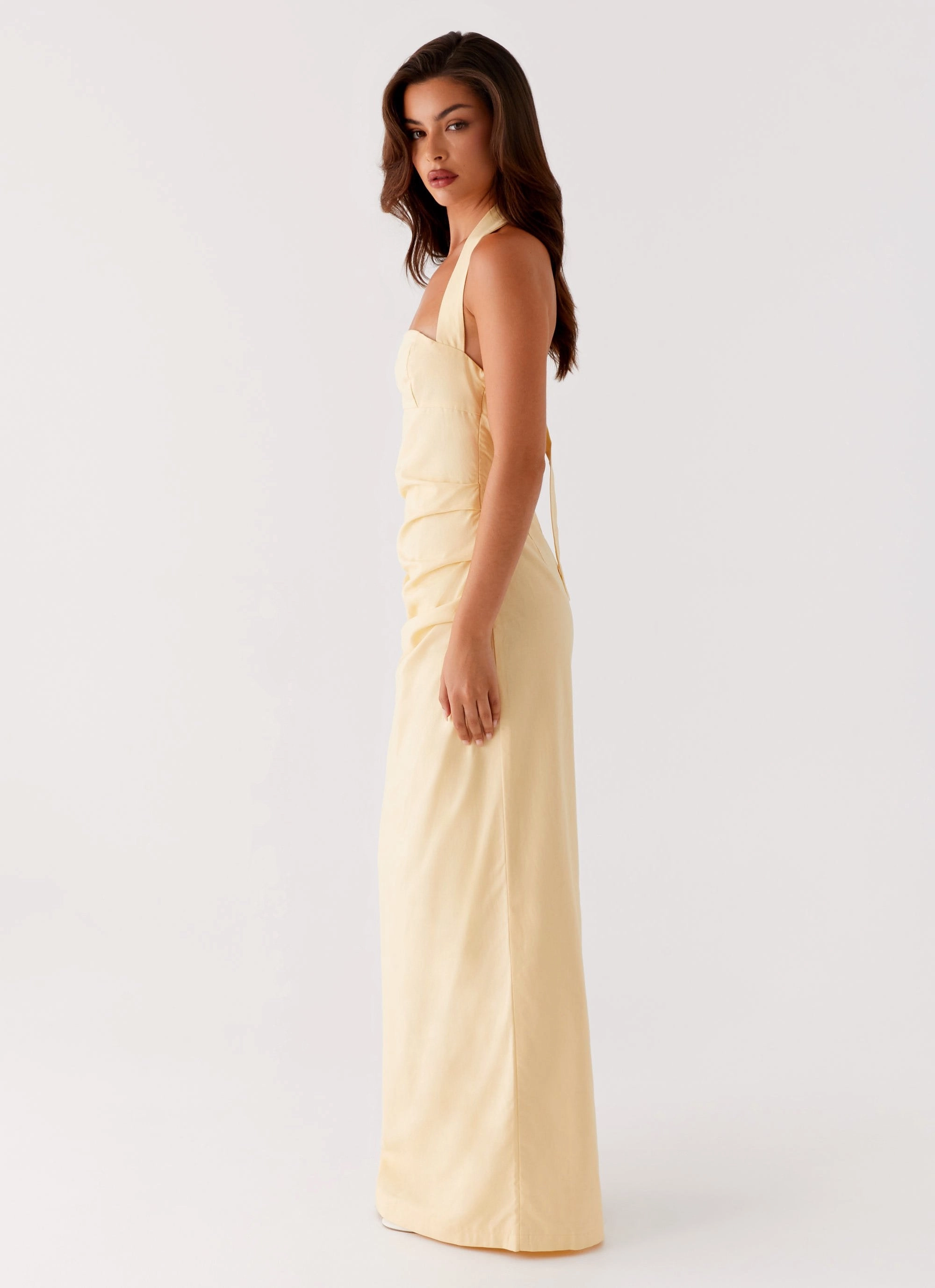 Chill Edge Rumour Has it Maxi Dress - Yellow