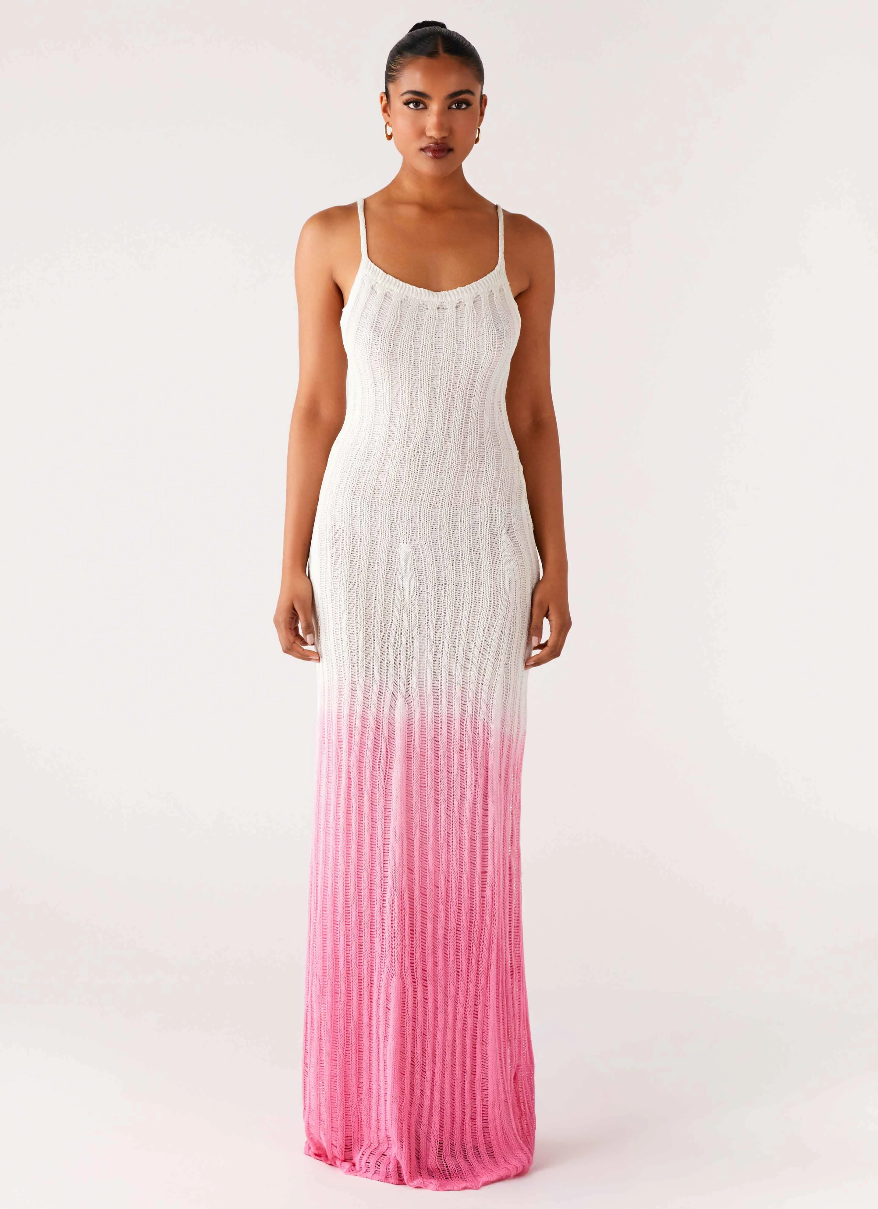 Kiki Maxi Dress - Pink Ombre Everyday Look Grace Soft