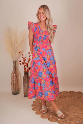 Wide Swing RESTOCK: It's No Surprise Dress-Floral
