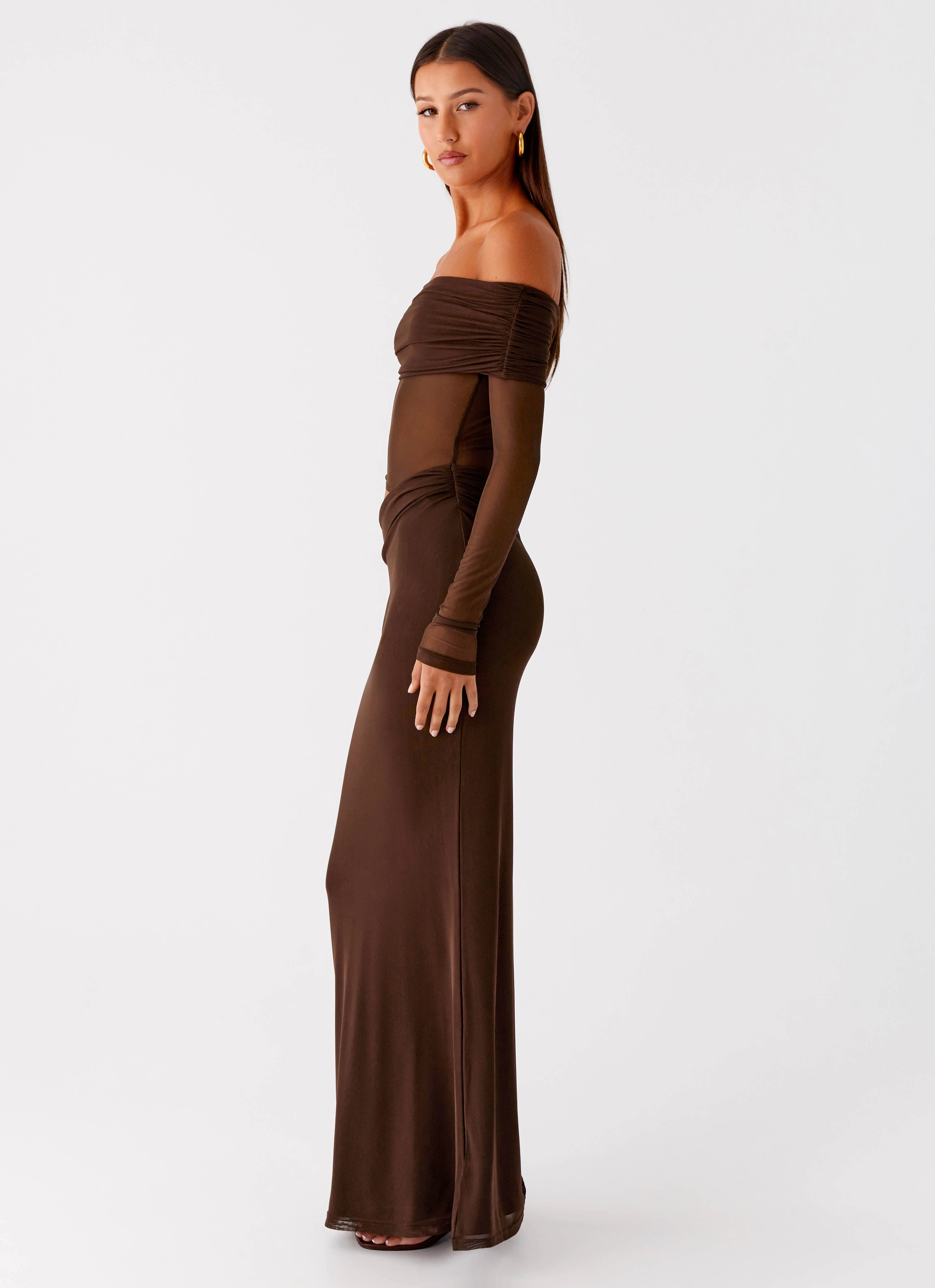 Urban Edge Emery Maxi Dress - Chocolate