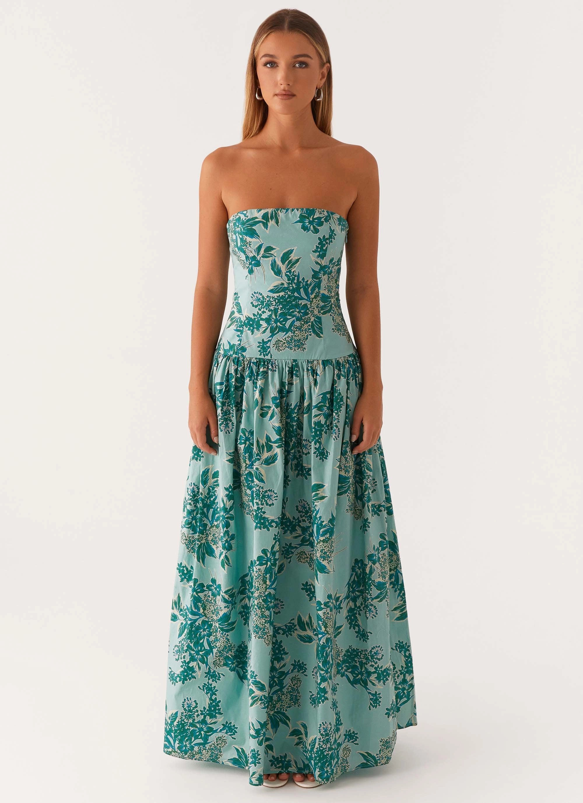 Romance Soul Andorra Maxi Dress - Cloud Nine Floral
