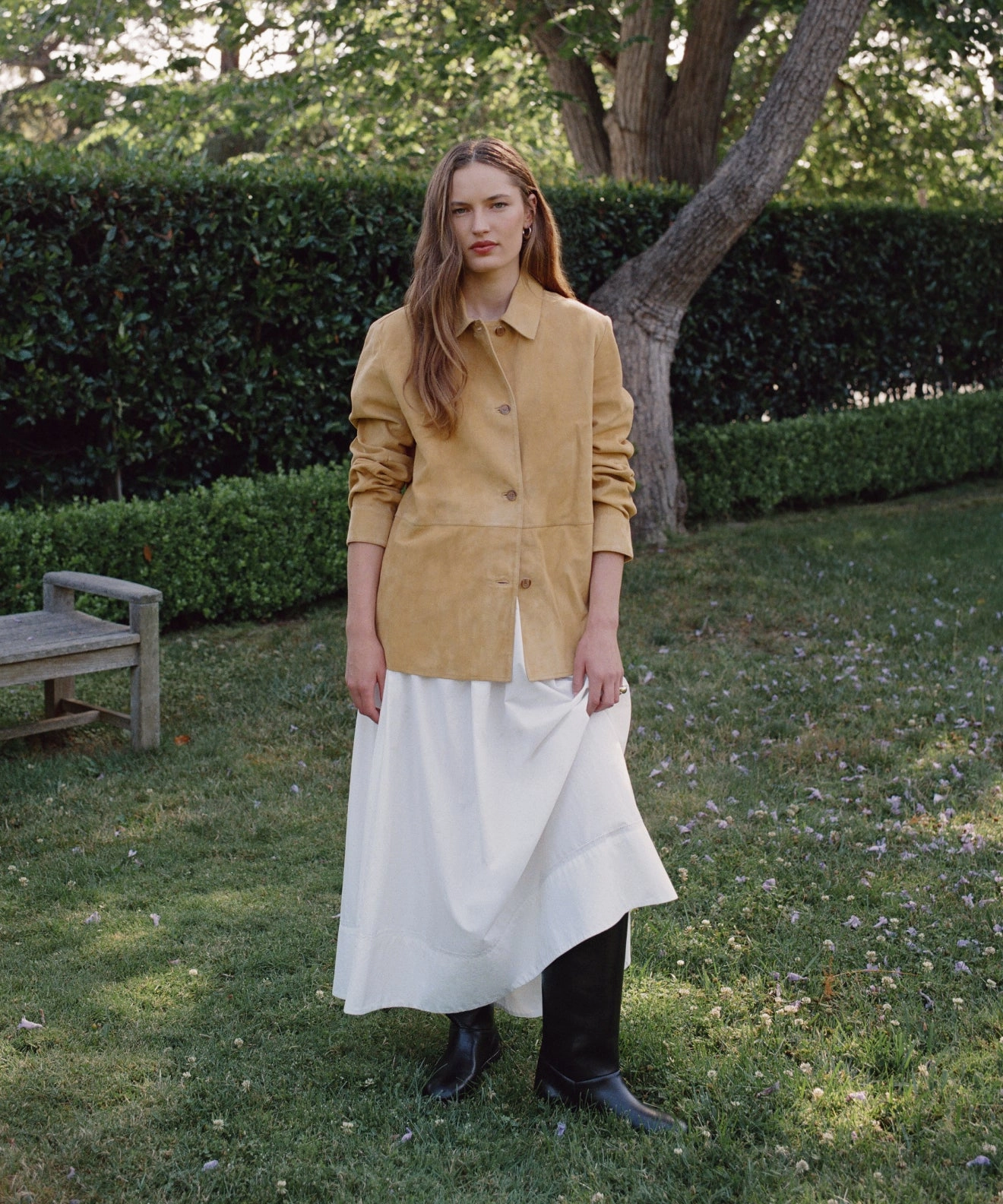Suede Lennox Jacket Non Irritating Edging Polished Look
