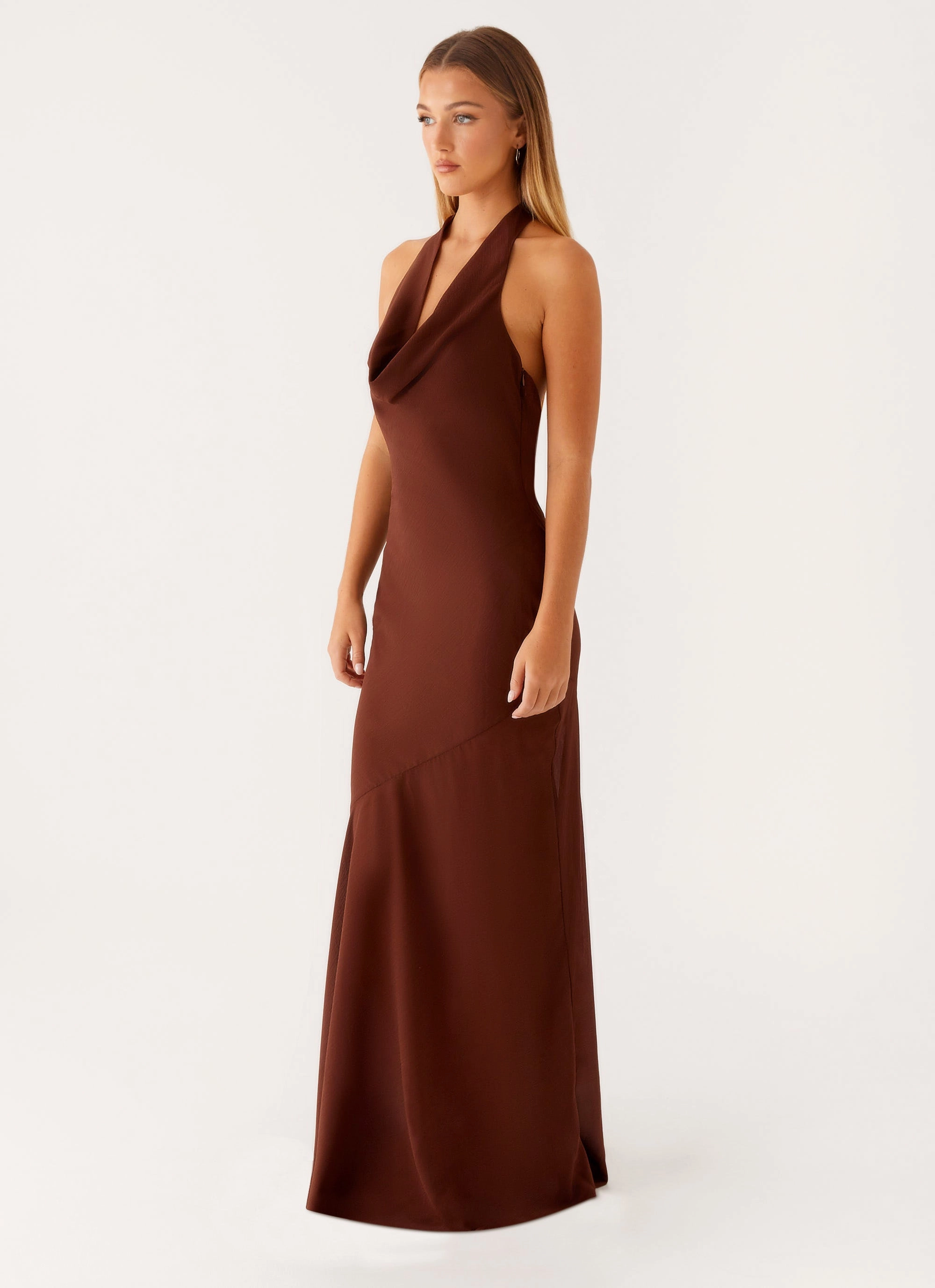 Sullivan Maxi Dress - Chocolate Pastel Sky