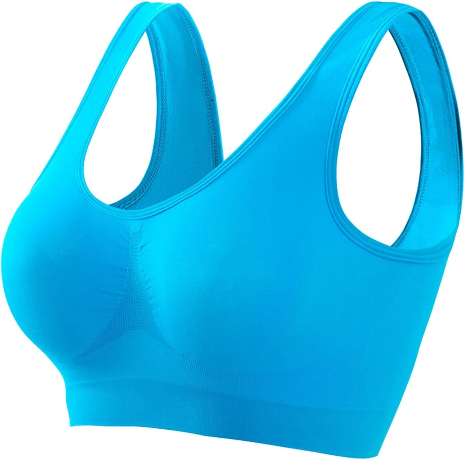 Summer Breathable Cool Liftup Air Bra Plus Size Seamless Sports Bras Comfy No Underwire Full Support Breathable Bra