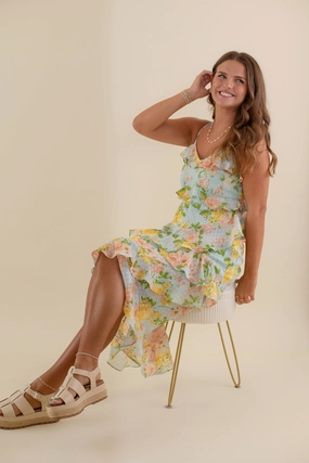 Let's Be Clear Midi Dress Inner lining