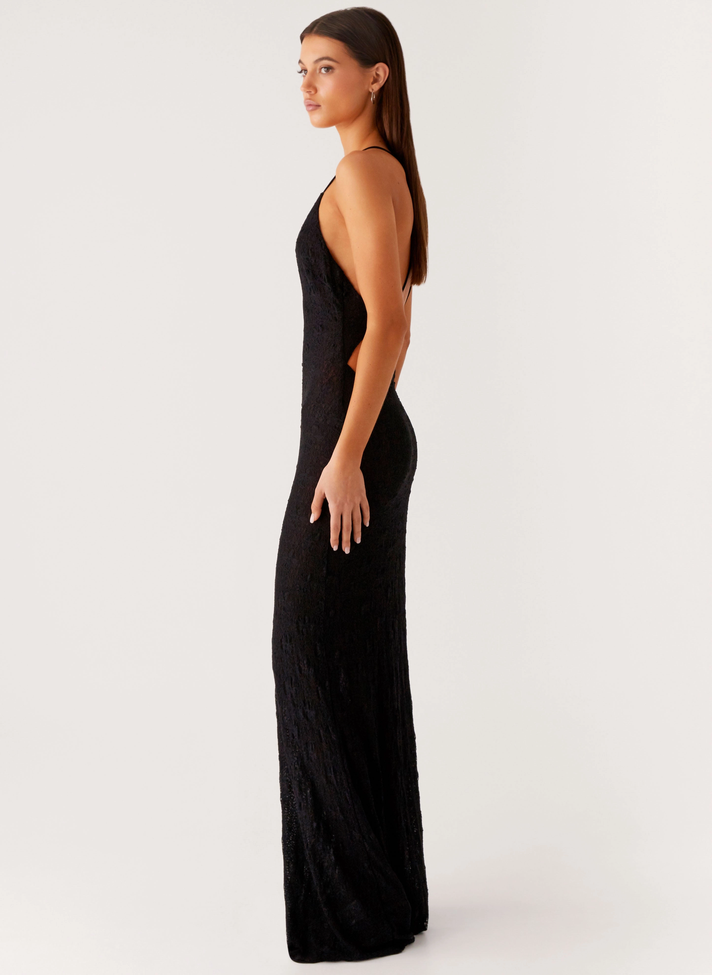 Kylia Maxi Dress - Black Cool Shape