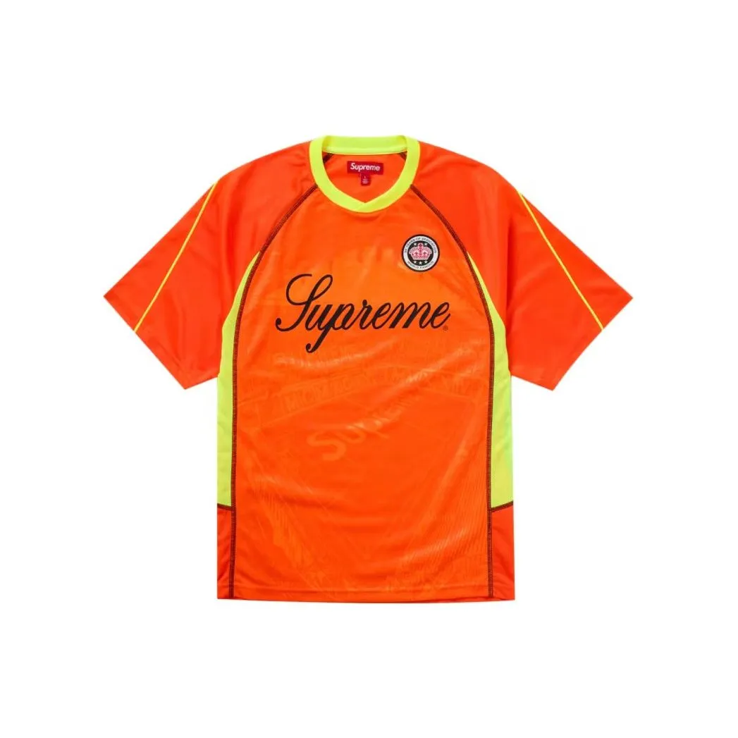 Supreme Jacquard Soccer Jersey Orange