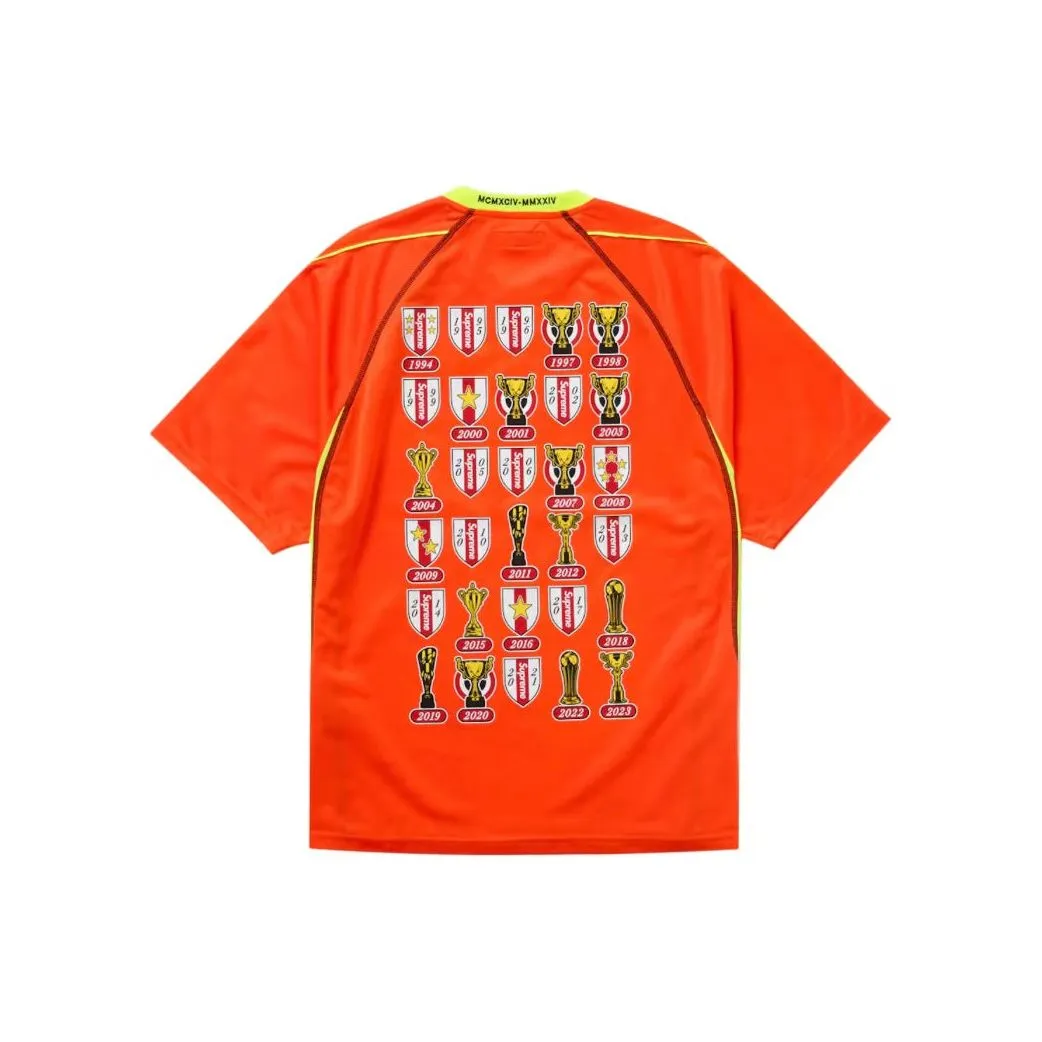 Supreme Jacquard Soccer Jersey Orange
