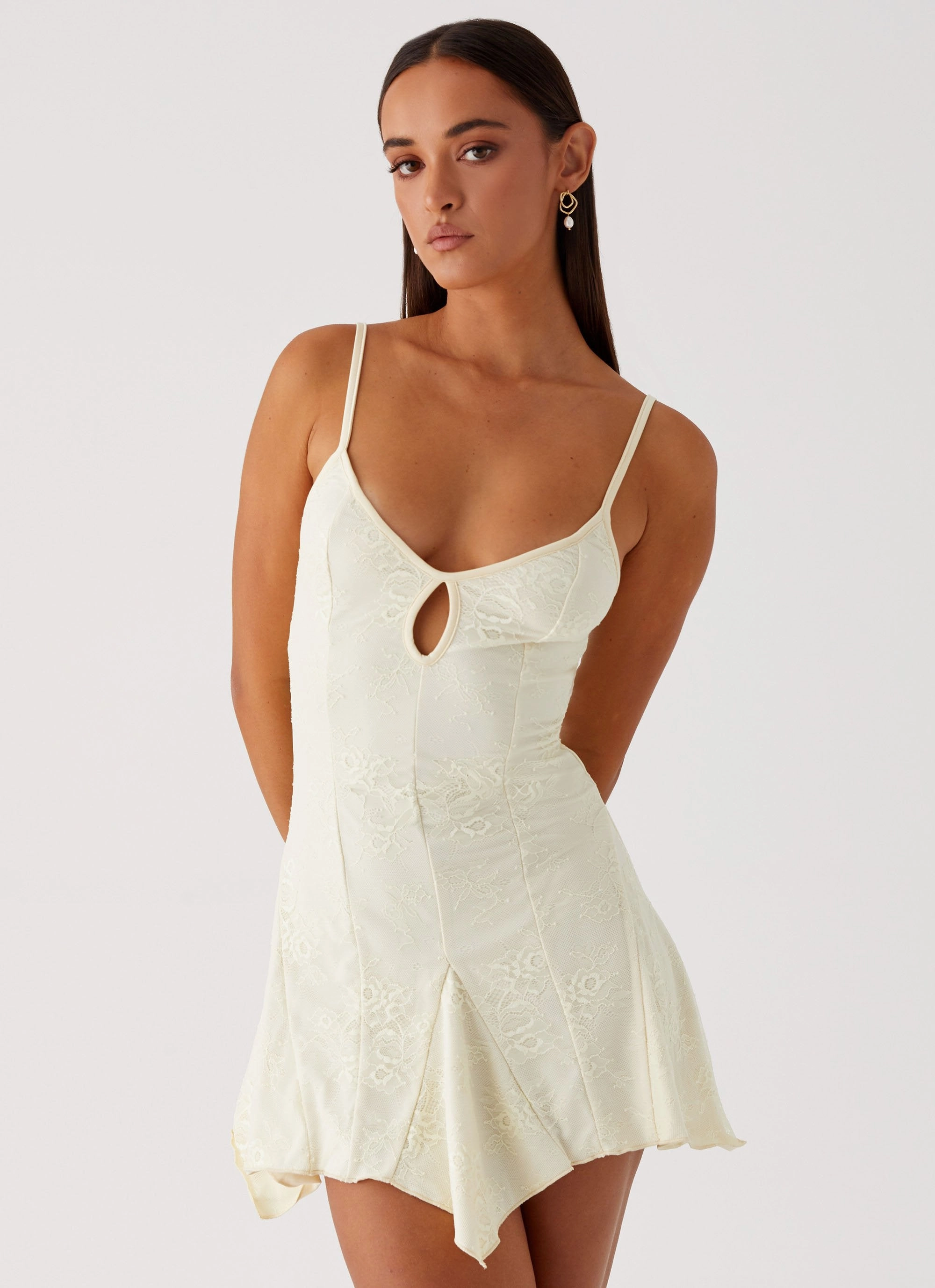 Comfortable Waist Design Fit Surry Mini Dress - Yellow