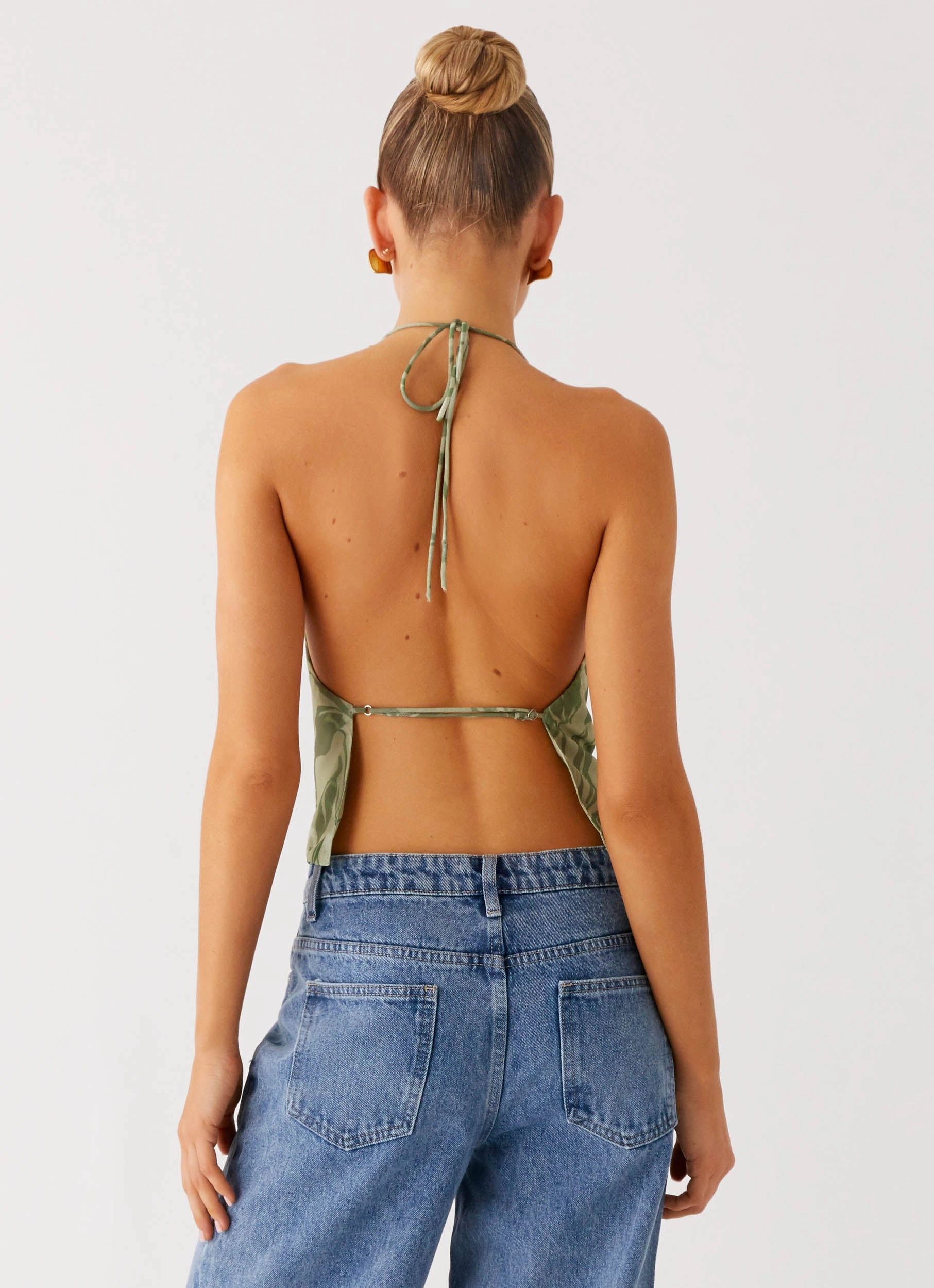 Comfy Style Elspeth Cowl Top - Jade Fern