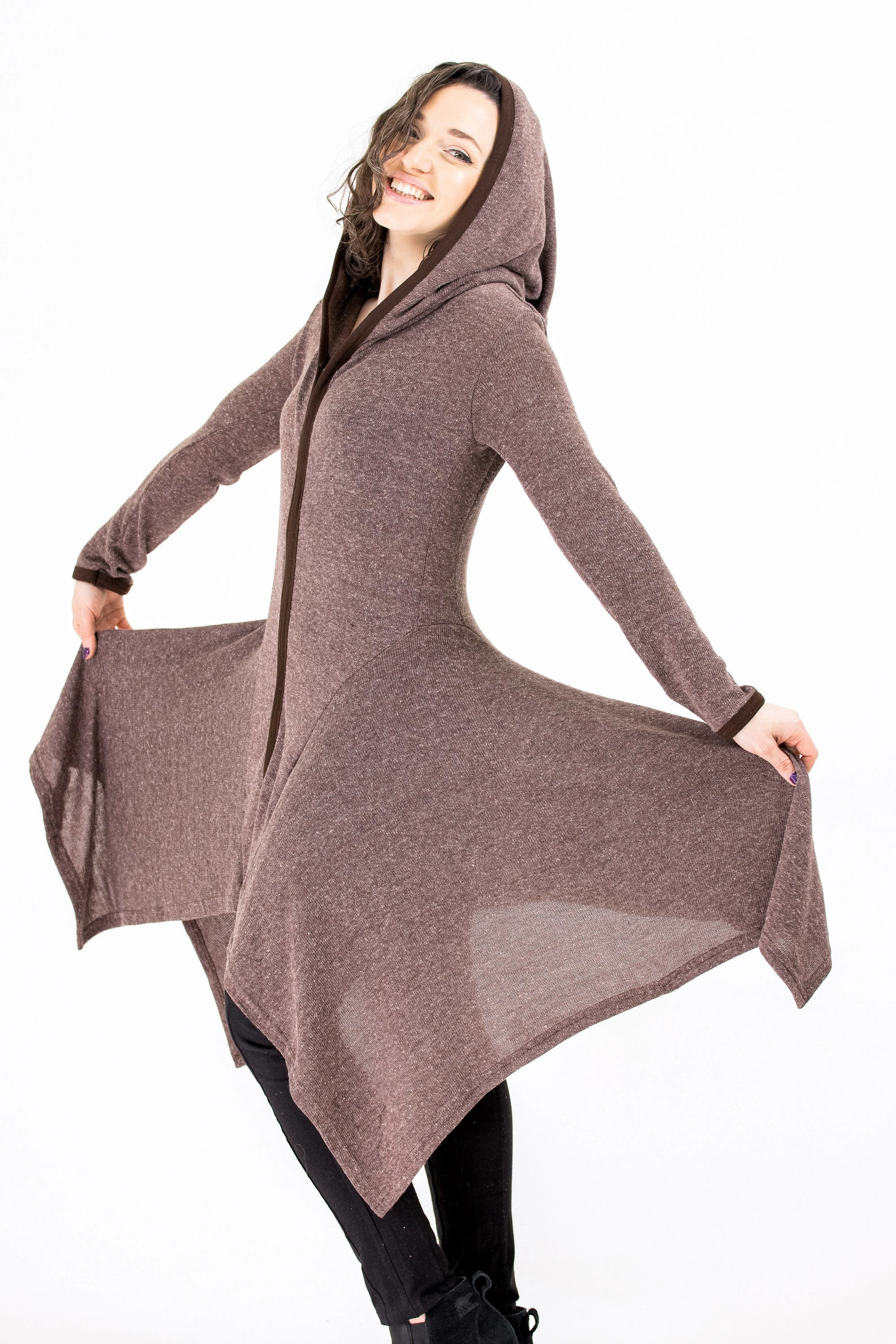 Sweater Rag Coat Snag Free Fabric Multi Pocket System