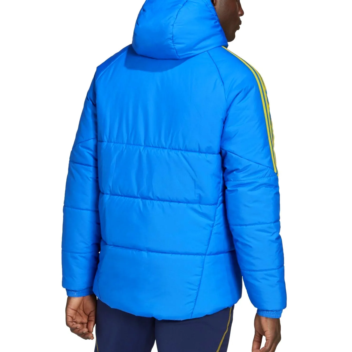 Sweden blue winter training bench jacket 2022/23 - Adidas