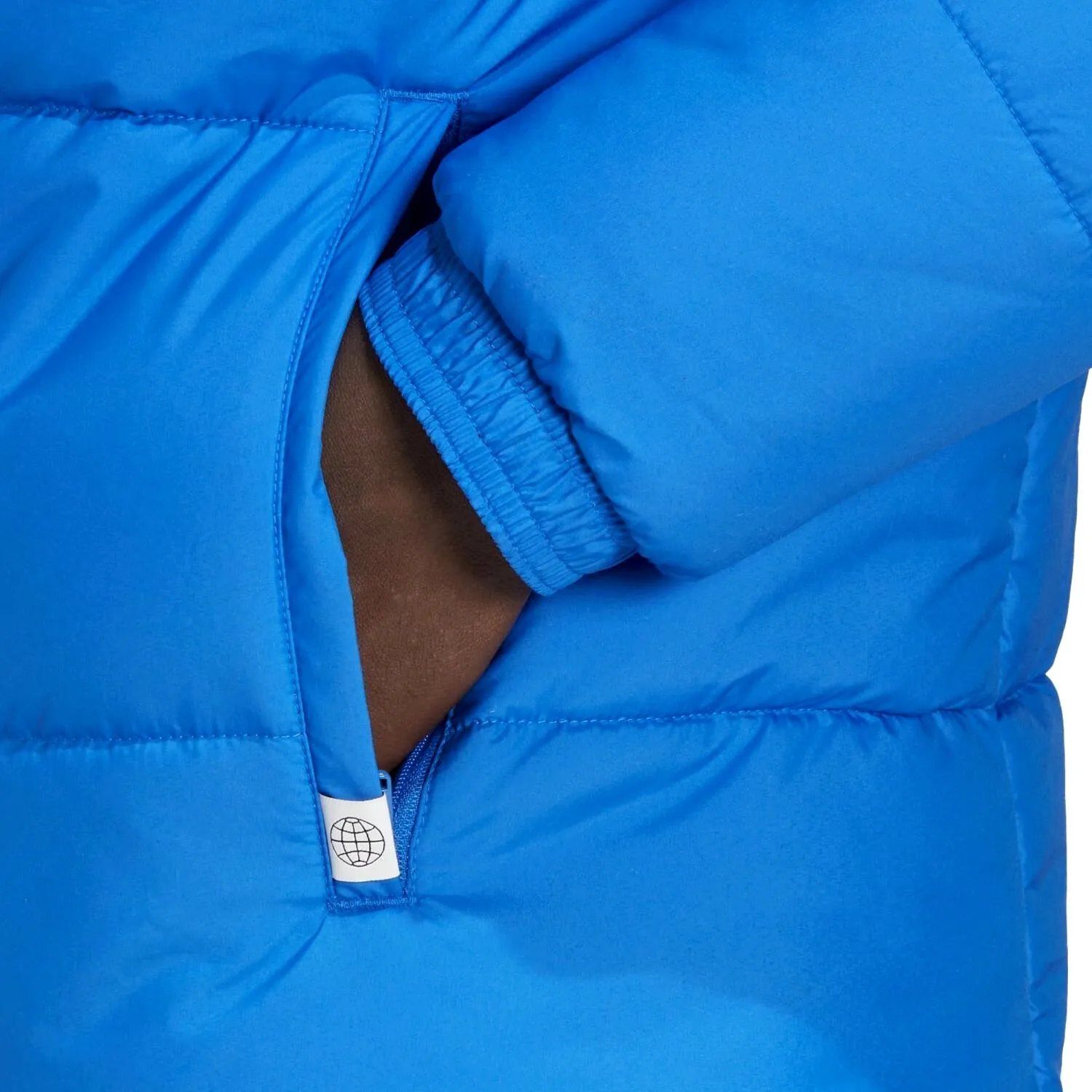 Sweden blue winter training bench jacket 2022/23 - Adidas