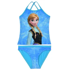Swimsuit ice and snow princess   frozen girls split Swimwear