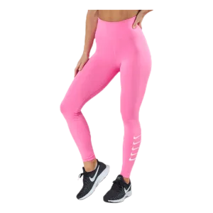 Swoosh Run Tight 7/8 Pink/Silver