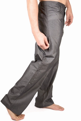 Heathered Pant ElasticWaist TailoredSilhouette