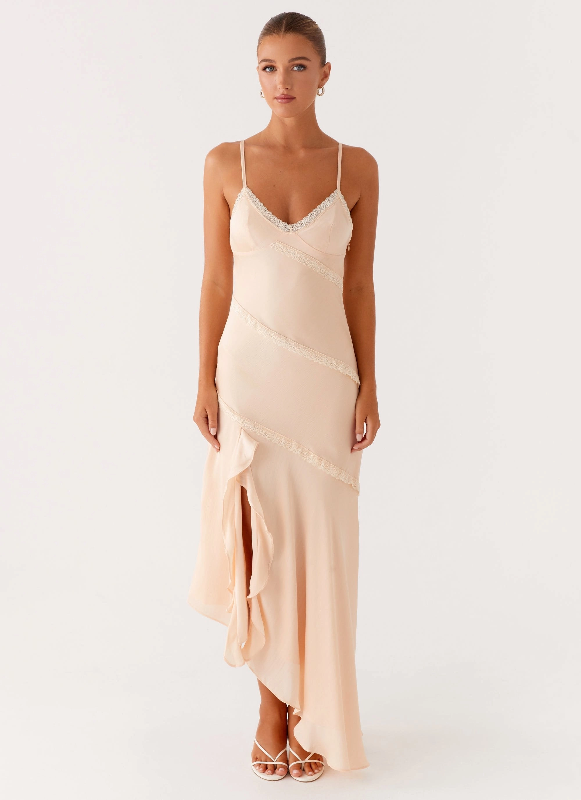 Solana Maxi Dress - Peach Reversible-Style