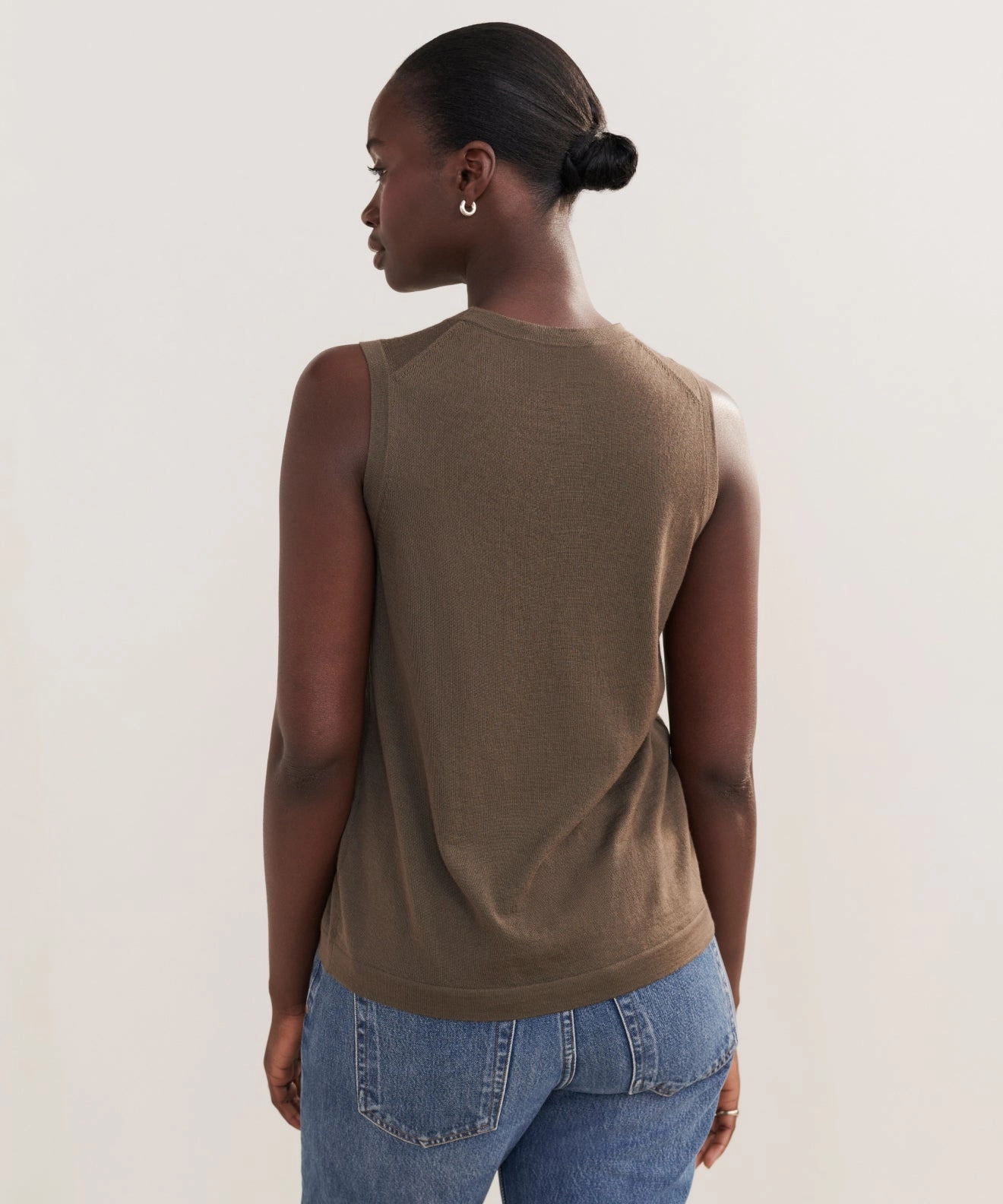 Multi Way Adjustable Fit Merino Tank