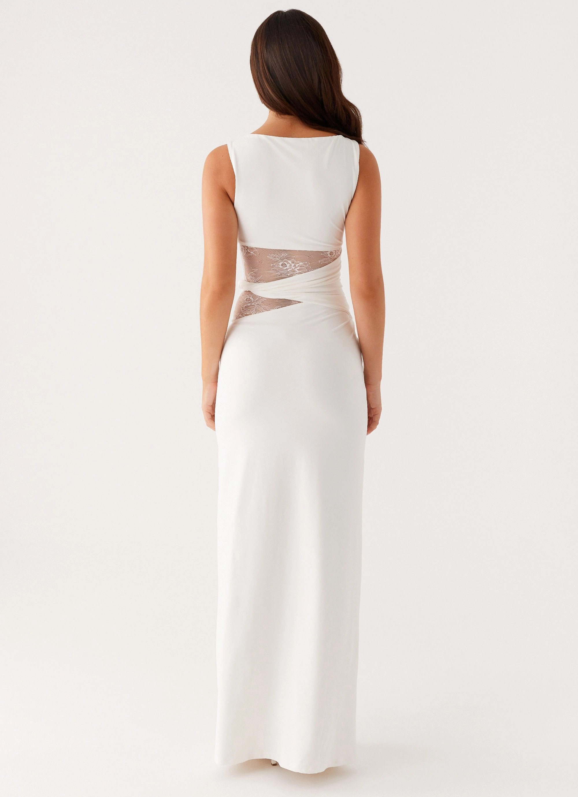 Karma Maxi Dress - White Timeless Fit Look